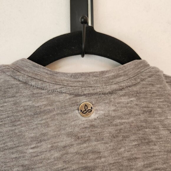 Prana North Star Recycled Split Tank Top Grey Active Running Hiking Women's XL - Picture 6 of 10